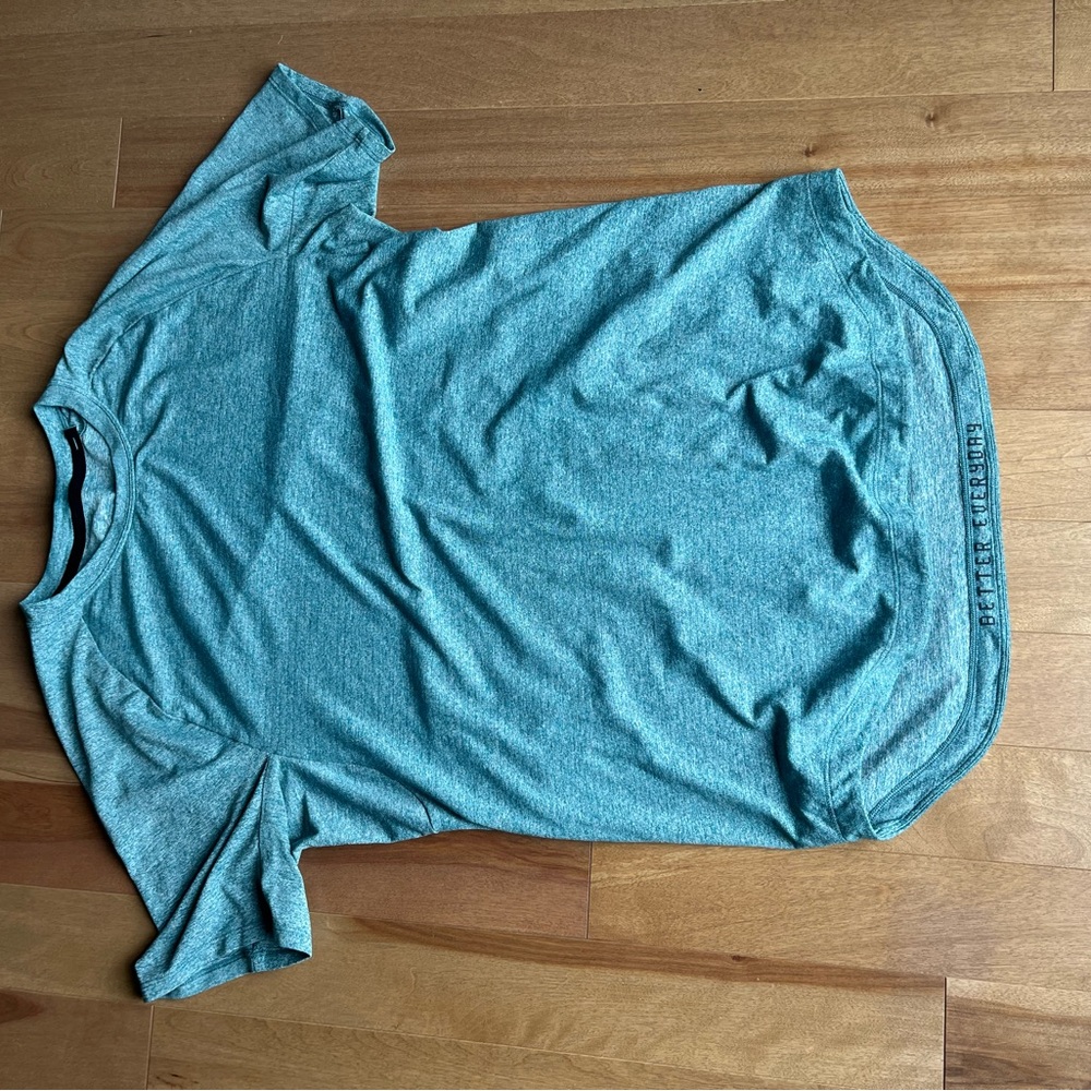 lululemon athletica Teal Short Sleeve Tee
